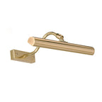 W326 11 inch Traditional Polished Brass Halogen Picture Light