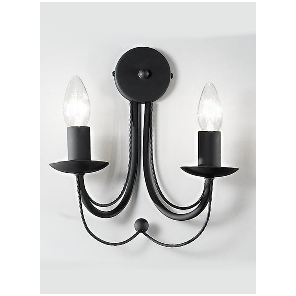 FL2173/2 Black Wall Light
