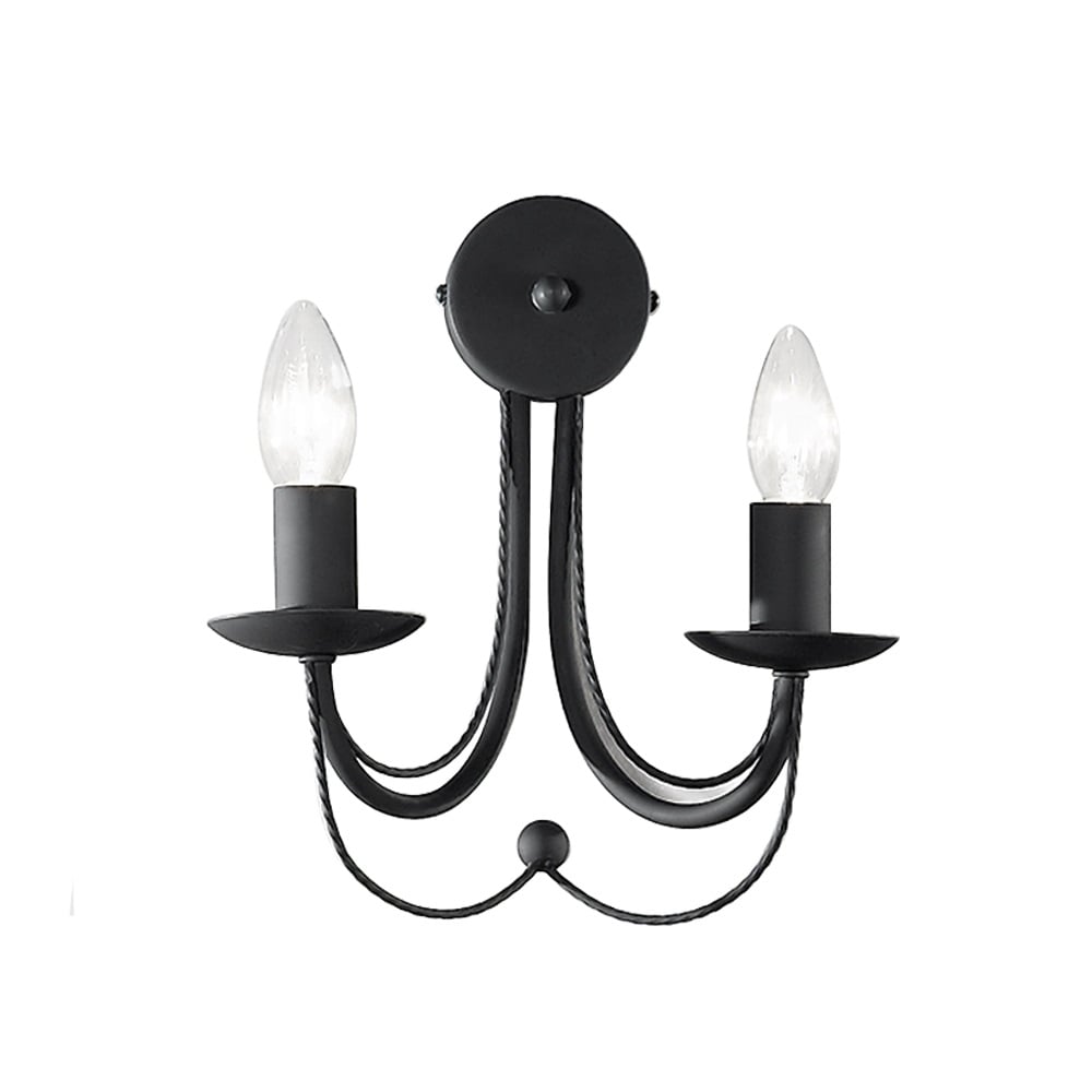 FL2173/2 Black Wall Light