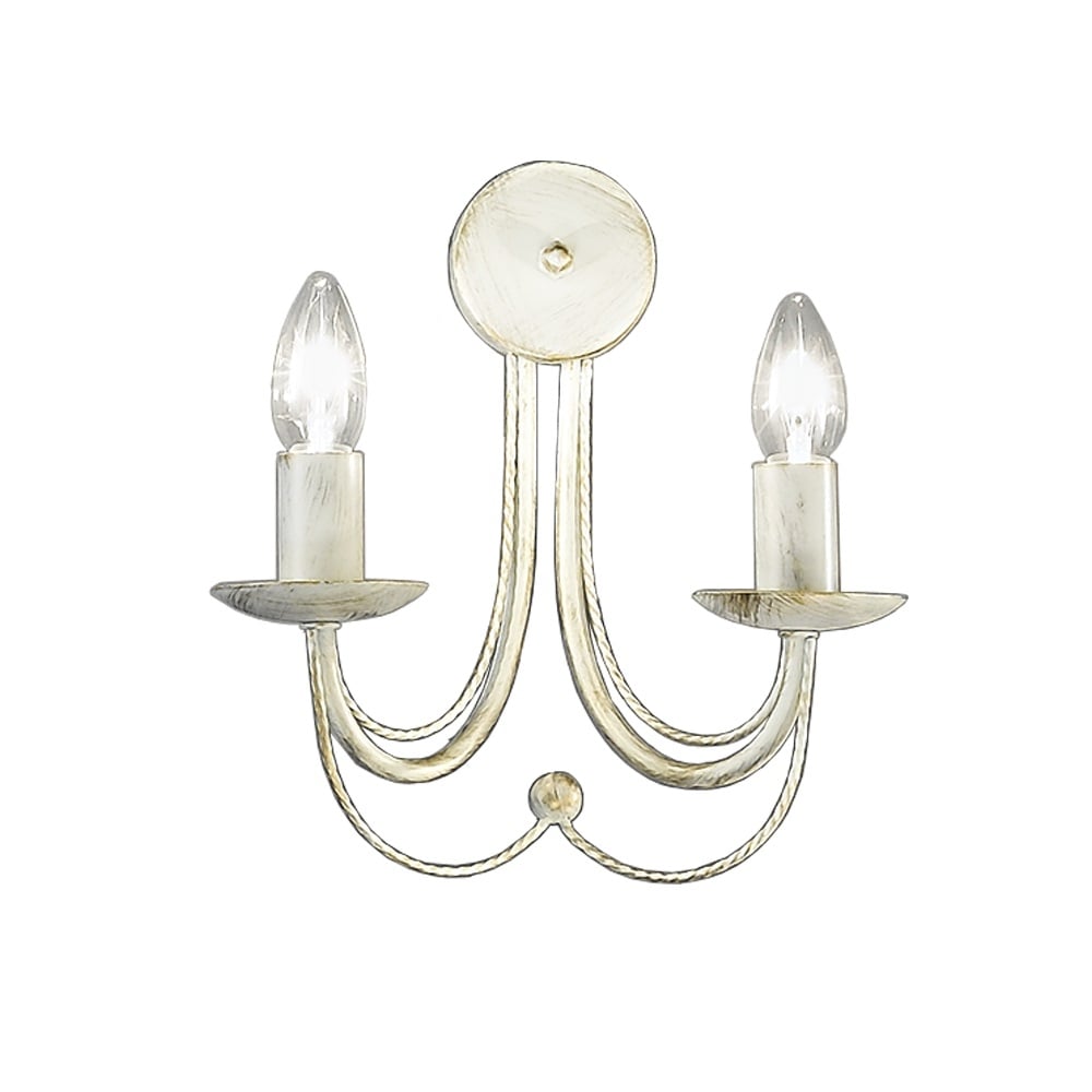 Franklite FL2172/2 Cream Wall Light