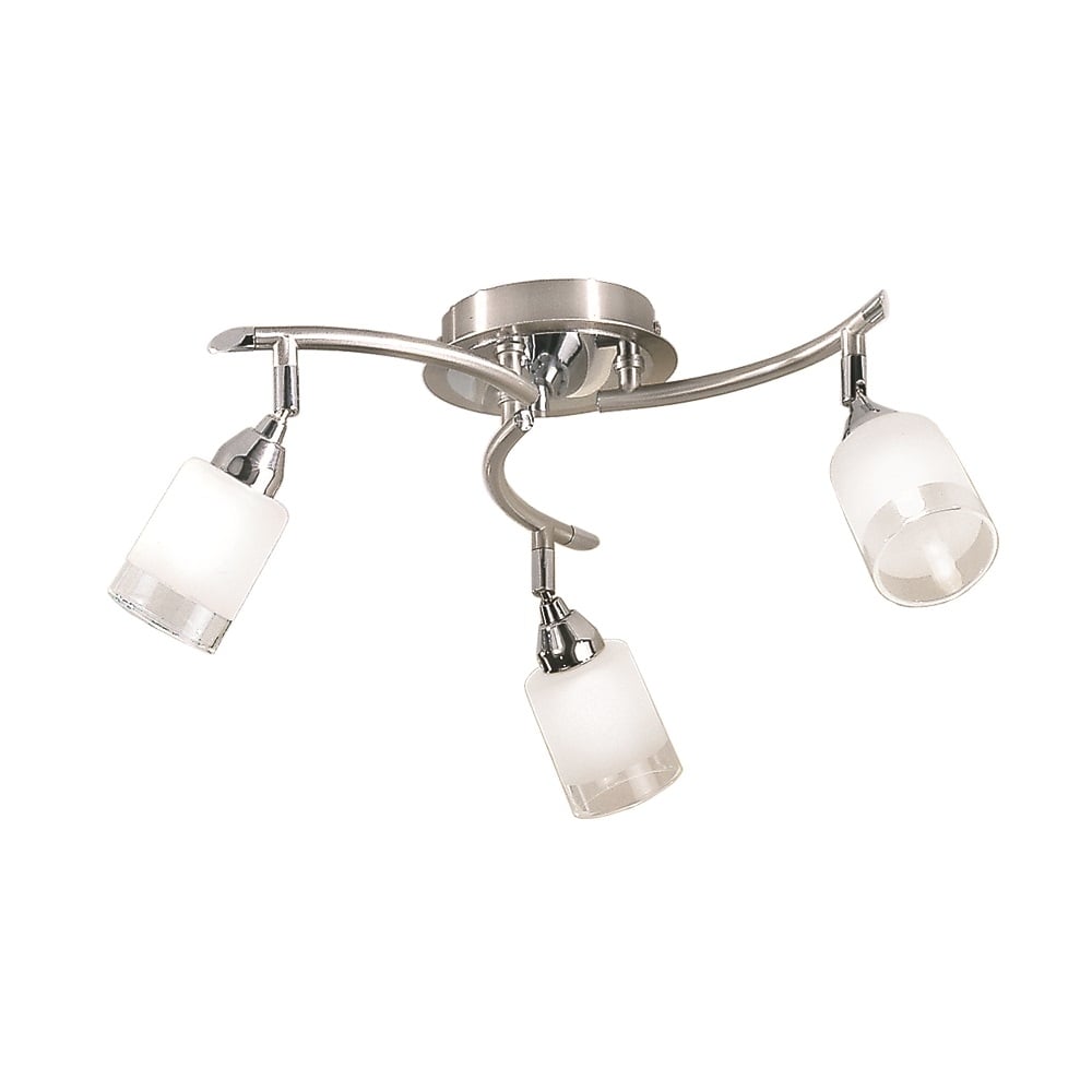DP40023 3 Light Silver Decorative Spotlight Fitting