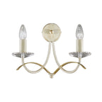 F2233/2 Fusion Cream 2 Light Wall Lamp