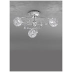 F2214/3 3 Light Semi Flush Ceiling Light
