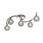 5 Light Chrome Crystal Ceing Light - F2305/5