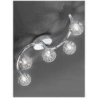 5 Light Chrome Crystal Ceing Light - F2305/5