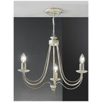 F2172/3 Cream Ceiling 3 Light
