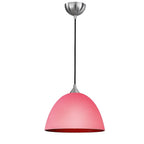 F2290/1/947 Glass 1 Light Large Ceiling Pendant in Red
