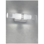 WB051 LED Double Polished Chrome Bathroom Wall Light