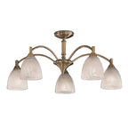F2105/5 5 Light Bronze Semi-Flush Ceiling Light