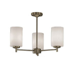 F2272/3 Bronze 3 Light Semi-Flush Ceiling Light