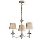 F2091/3 3 Light Bronze Chandelier