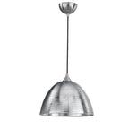 FL2290/1/928 Glass 1 Light Medium Ceiling Light in Silver