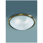 FC5050 Glass Flush Ceiling Light Finished in Bronze