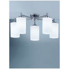 CO9315/727 Decima 5 Light Semi Flush Ceiling Light