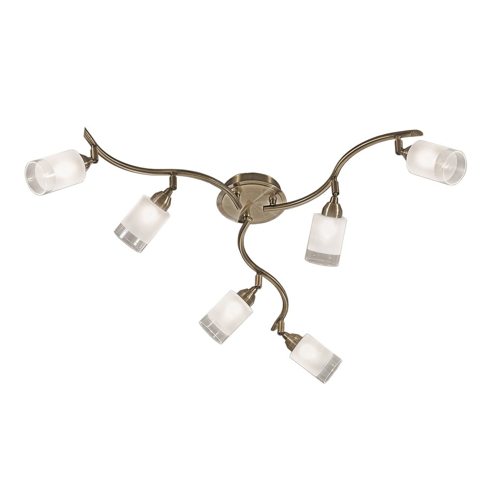SP8776 Bronze 6 Light Ceiling Spotlight