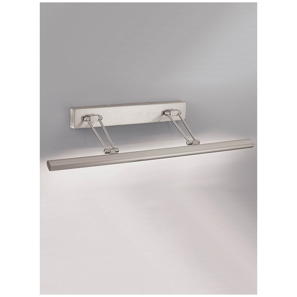 25" Satin Nickel Halogen Picture Light