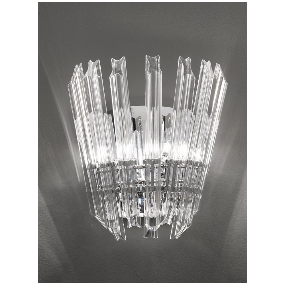 F2231/2 2 Light Modern Crystal Wall Lamp