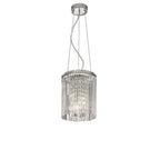 F2310/3 Chrome and Crystal Ceiling Pendant