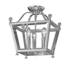 L7002/3 Atrio 3 Light Chrome Hanging Lantern