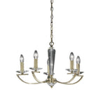 F2242/5 Bronze 5 Light Crystal Chandelier