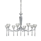 F2237/8 Chrome 8 Light Chandelier