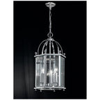 Madison 3 Light  Chrome Hexangonal Lantern