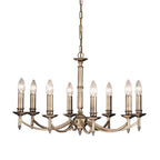 F2091/8 8 Light Bronze Chandelier
