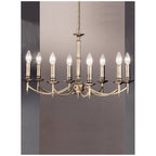 F2091/8 8 Light Bronze Chandelier