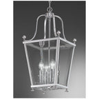 4 Light Chrome Hanging Lantern