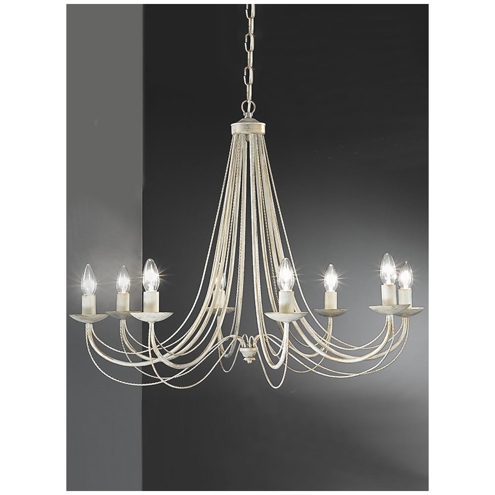 FL2172/8 Cream Ceiling 8 Light
