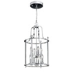 8 Light Chrome Hanging Lantern