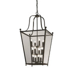 12 Light Bronze Hanging Lantern