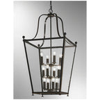 12 Light Bronze Hanging Lantern