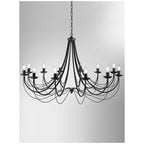 FL2173/12 Black Ceiling 12 Light