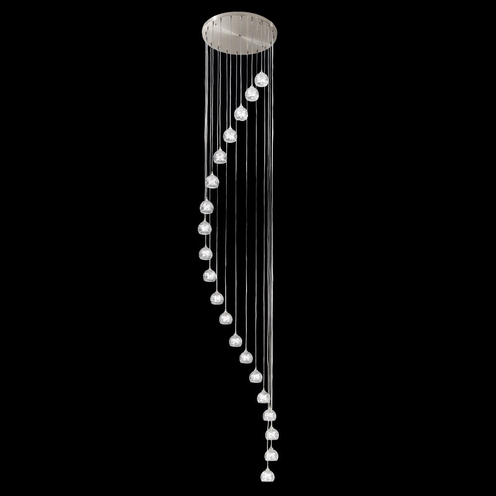 F2300/20 20 Light Spiral Pendant Light