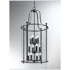 Classic 12 Light Antique Bronze Hanging Lantern