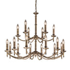 FL2091/18 18 Light Bronze Chandelier