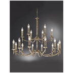FL2091/18 18 Light Bronze Chandelier