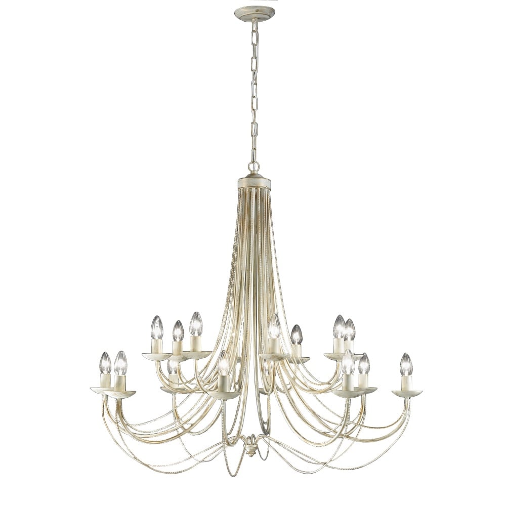 F2172/16  Cream Ceiling 16 Light