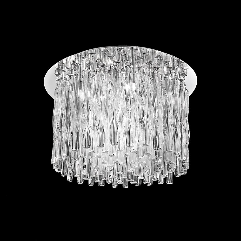 FL2175/12 Glacial Flush Light