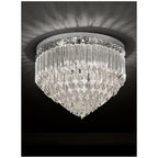 6 Light Crystal Flush Ceiling Lamp - F2268/6
