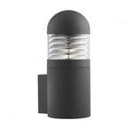 Stylish Outdoor Cylinder Wall Light In Black Finish IP44 7899bk
