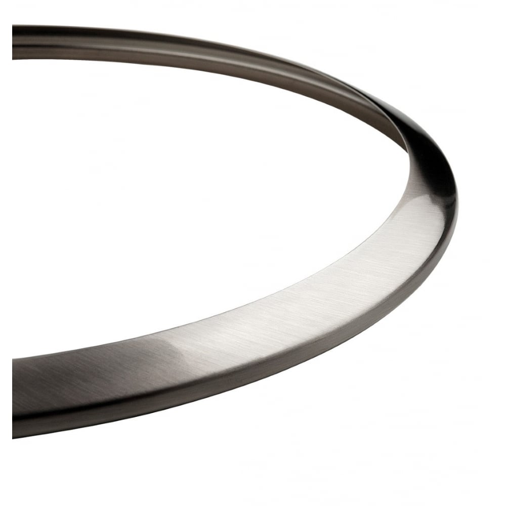 Casa Trim For Ascot Flush Ceiling Light in Brushed Steel 8658BS