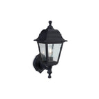 Oslo Outdoor Wall Lantern In Black Resin IP44 8346