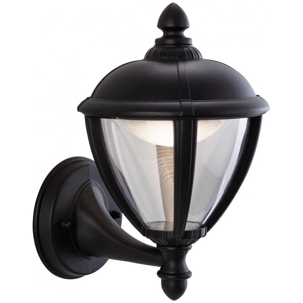 Unite Outdoor LED Uplight Lantern In Black Finish 3400BK
