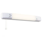 Slimline Bathroom LED Shaver Light In White Finish 5928WH