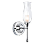 Aston Bathroom Wall Light In Chrome Finish With Clear Glass Shade 5930CH
