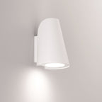 Large Single Outdoor Wall Light In White Finish EXT6617