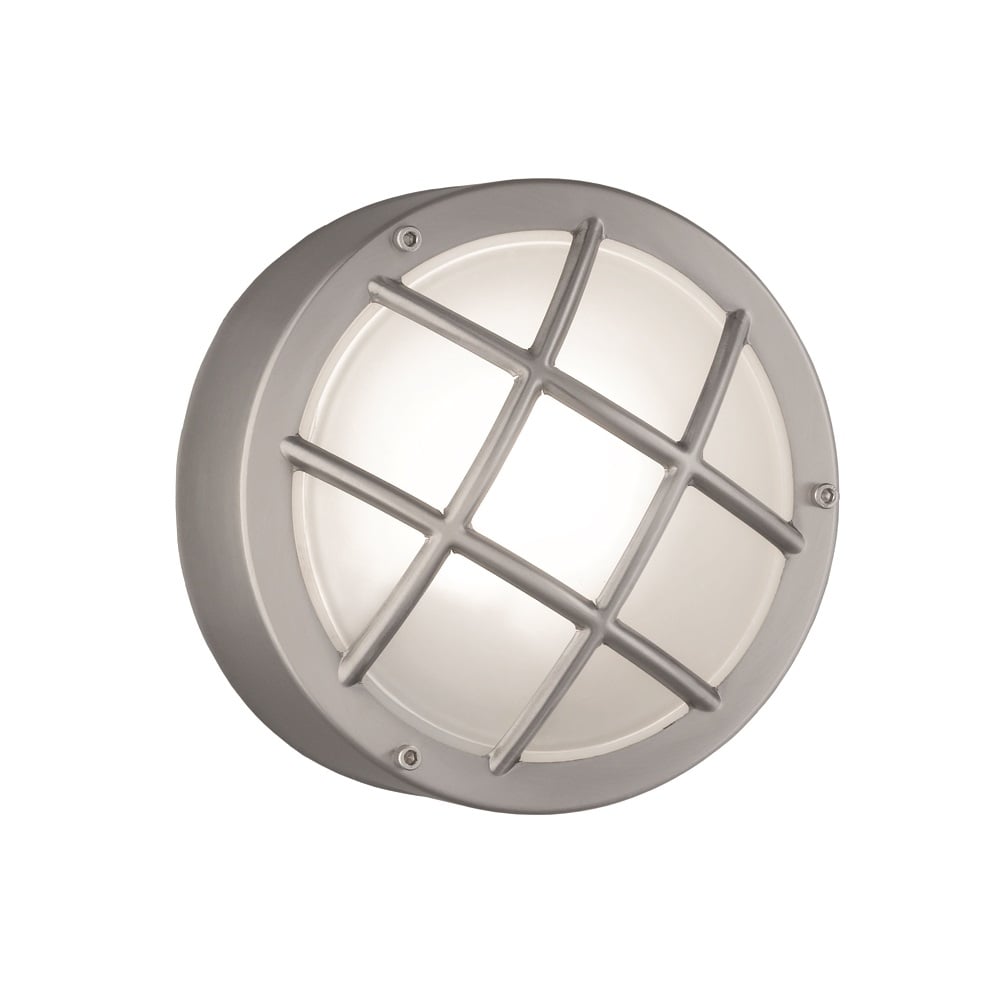 Flush Mount Light In Stainless Steel Finish With Metal Cage OD6620
