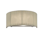 Wall Light With Cream Shade And Glass Diffuser F2341/1